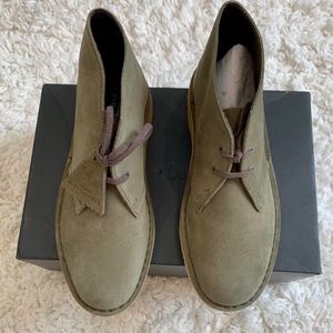 olive green desert boots